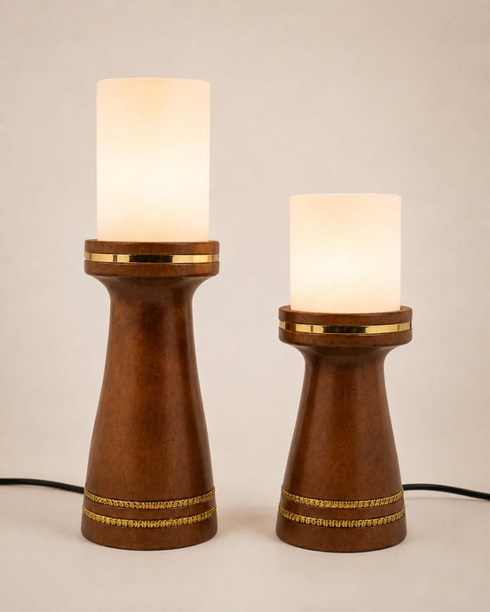 Siwa Glow Lamp - Beechwood